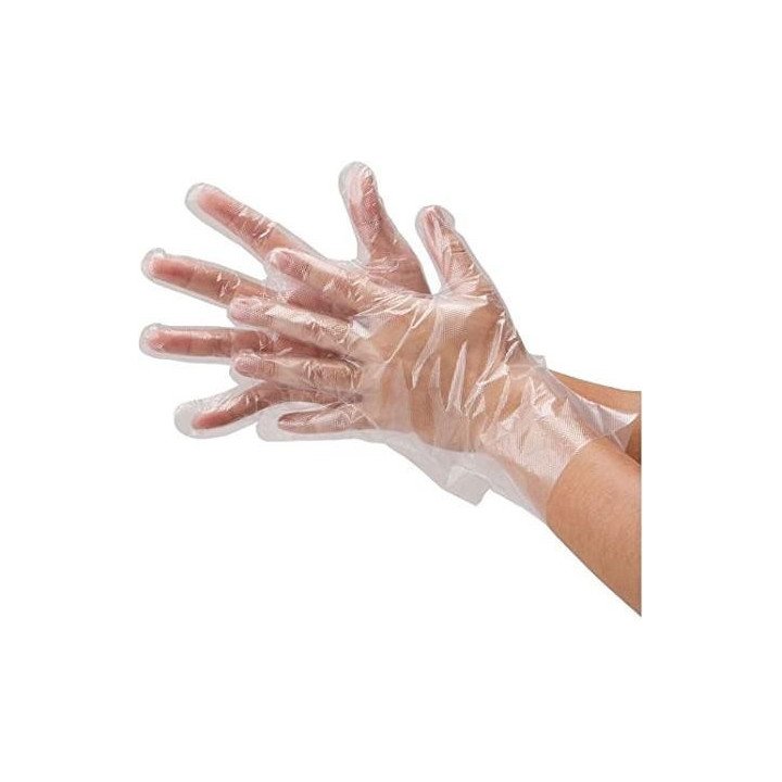 gants plastiques jetables de bon marché- pack de 100 pièces,