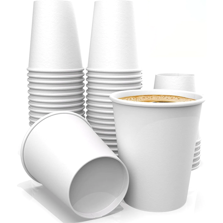 Vaso 7oz Papel + PE blanco sin personalizar ø70mm