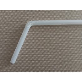 Straw Corn Starch PLA Reusable Sheathed Flexible White