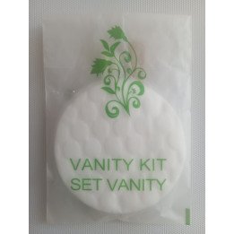 Premium set toucador vanity hotel desmaquilhantes, cotonetes, lima unhas