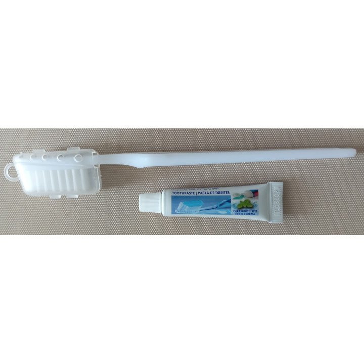 Set dentes acolhimento hotéis banho