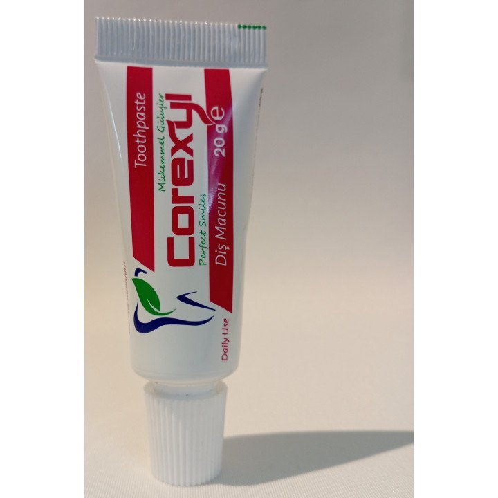 Dentifrice Tube 20 gr d'Articles d'Accueil, Poche, Voyage,