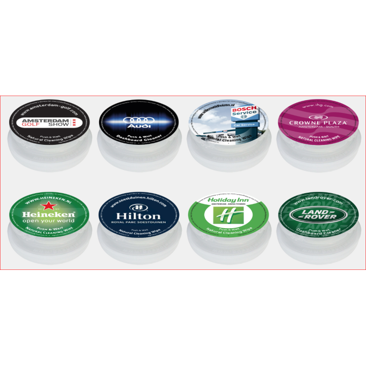 Lingettes Comprimées Personnalisées avec Logo Entreprise