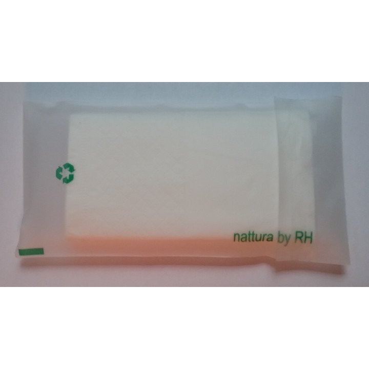 Mouchoirs de cellulose en sachet bio