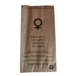 Hygene Sanitary Bag Kraft Paper