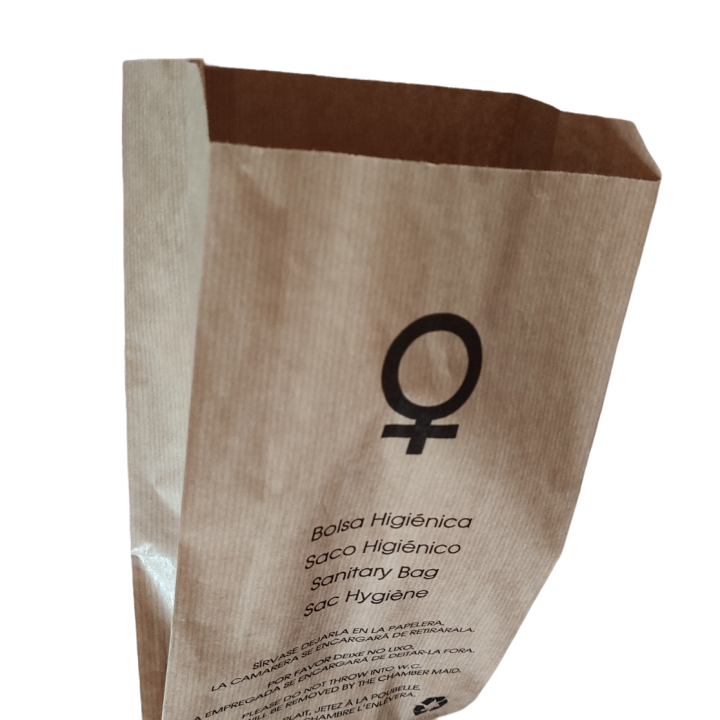 Bolsita Higiénica Sanitaria Papel Kraft