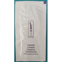 Offer in shampoo sachet 10 ml of hotel amenities