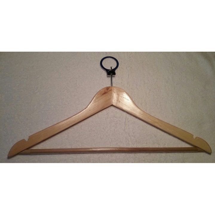 Cabides madeira anti-roubo gancho para hotéis