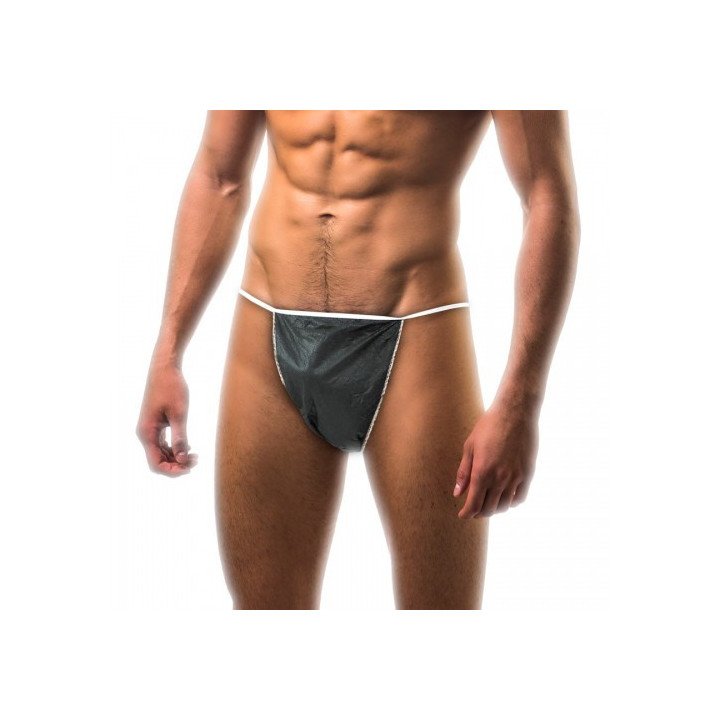 Disposable g-string man for treatments, massages, hair removal