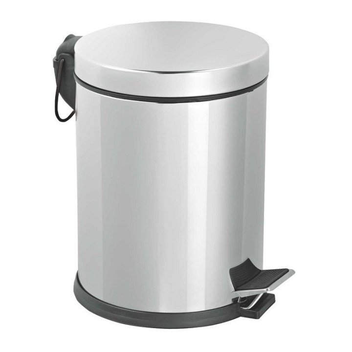 Papelera Inox Pedal 5 litros baño hotel | acero inox 430