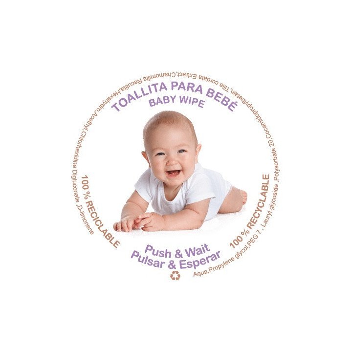 Toallita Húmeda Bebés en Cápsula | Higiene Infantil Suave