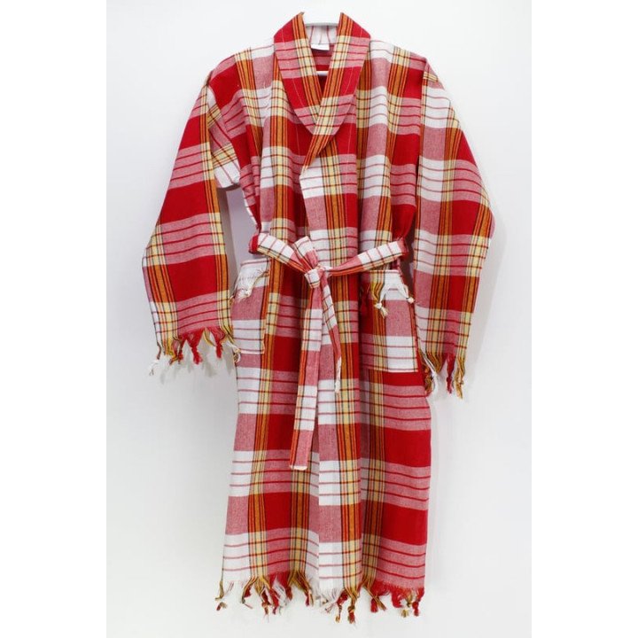 Hydrophilic Turkish cotton peshtemal bathrobe for hotel, SPA, hammam