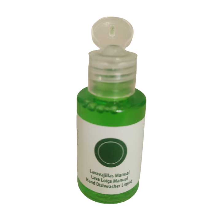 Manual dishwashing detergent for tourist apartments, campsites, rural houses