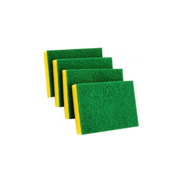 Estropajo de cocina de fibra resistente para kit limpieza en apartamentos