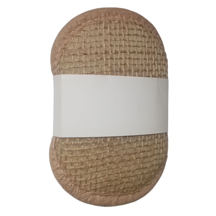 Esponja de fibra natural de juta para banheiros em hotéis luxuosos, SPA