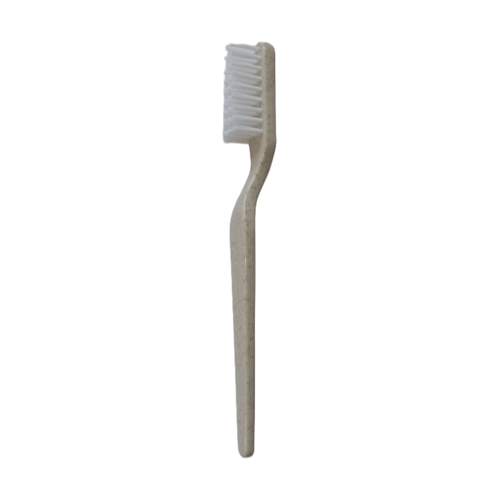 Brosse à dents en fibre de blé avec capuchon pour tourisme durable