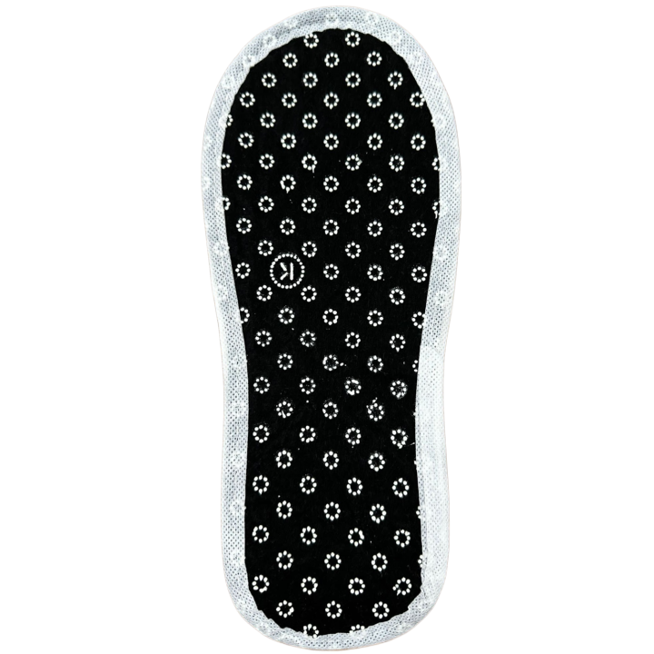 Zapatillas desechables de fieltro, material reciclado y reciclable, cero plástico