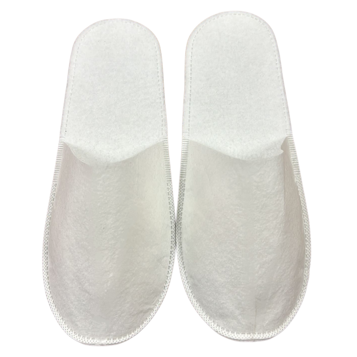 Chinelos de hotel, descartáveis, em feltro, antiderrapante, eco-friendly