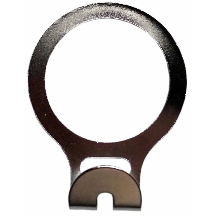 Anti-theft rings in metal or plastic for hotel hangers