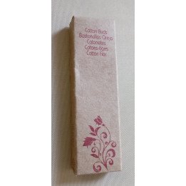 Cotonetes em caixa kraft para hotéis – Kit 3 unidades