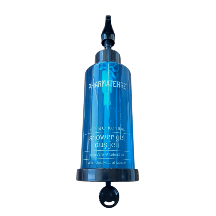Staffa porta per dispenser di bottiglie di cortesia per il bagno dell'hotel