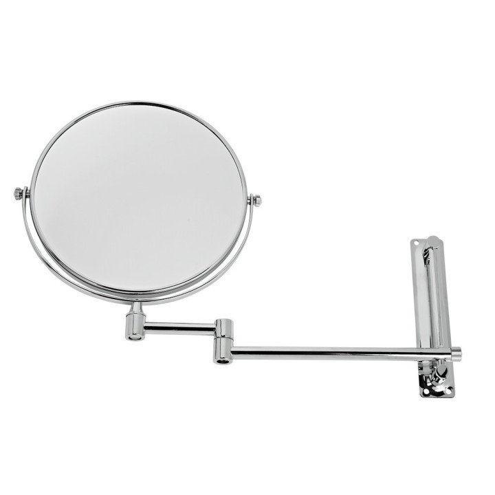 Miroir grossissant de double face avec barre d'extension pour l'hôtellerie