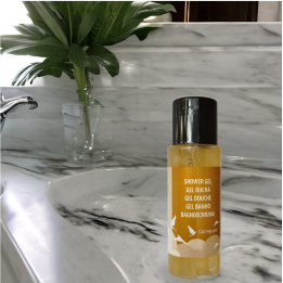 Gel de douche des produits d'accueil pour salles de bains d'hôtel