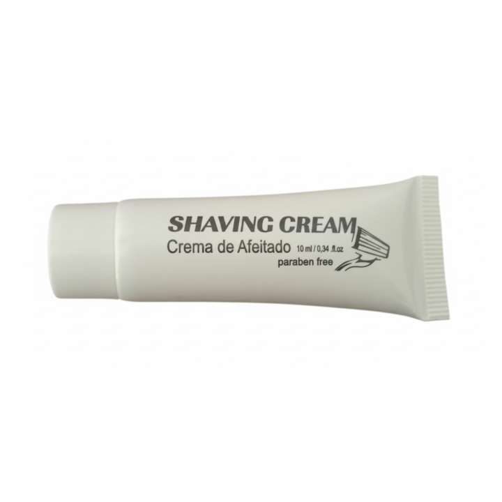 crema de afeitar 10 ml de amenities hotel