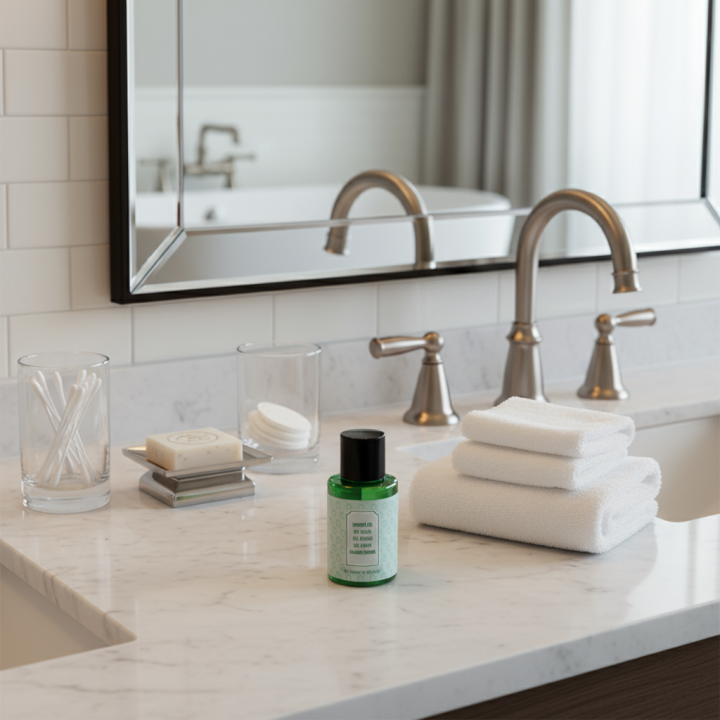 Gel de baño 30 ml para hoteles | Amenities de alta calidad y frescura duradera