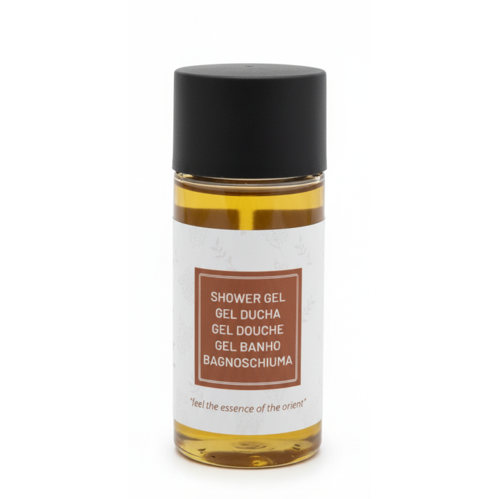 Gel de ducha Amber & Argan 40 ml | Amenities de lujo para hoteles