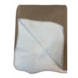 Couverture Coton Acrylique Beige 150x200cm - Hôtellerie Pro