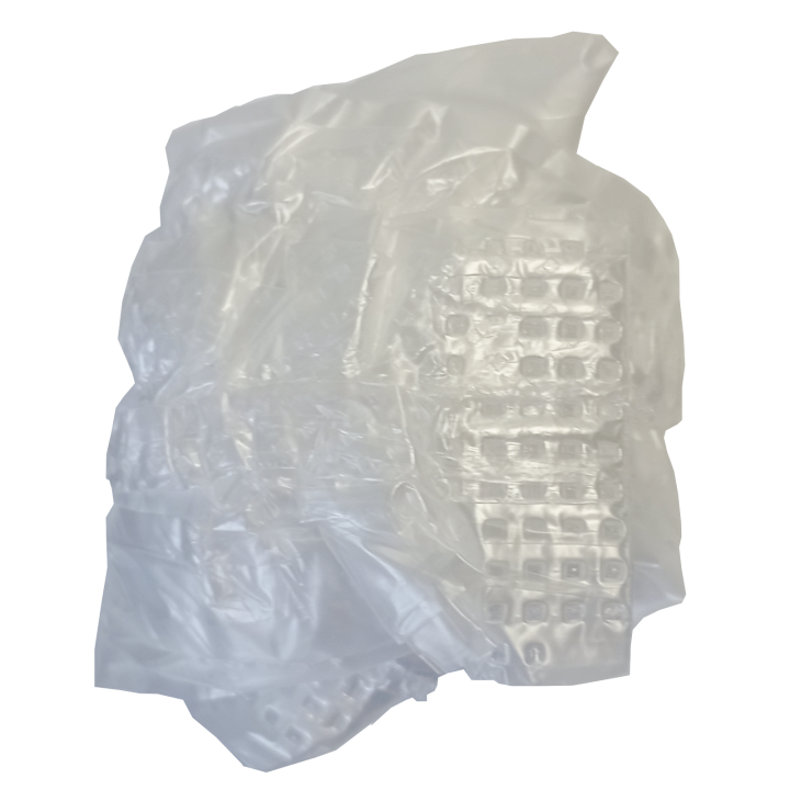 Gorro de ducha en cajita de papel ondulado para hoteles