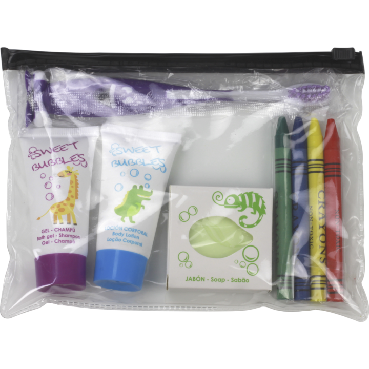 Kit de Amenities Infantil: Hotel, Creche, Hospital