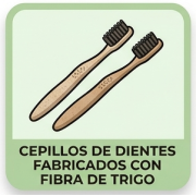 Brosses à dents en fibre de blé
