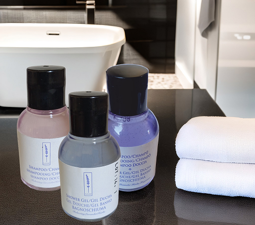 Hotel Cosmetic Amenities: Shampoo & Shower Gel | RH Hotel Amenities