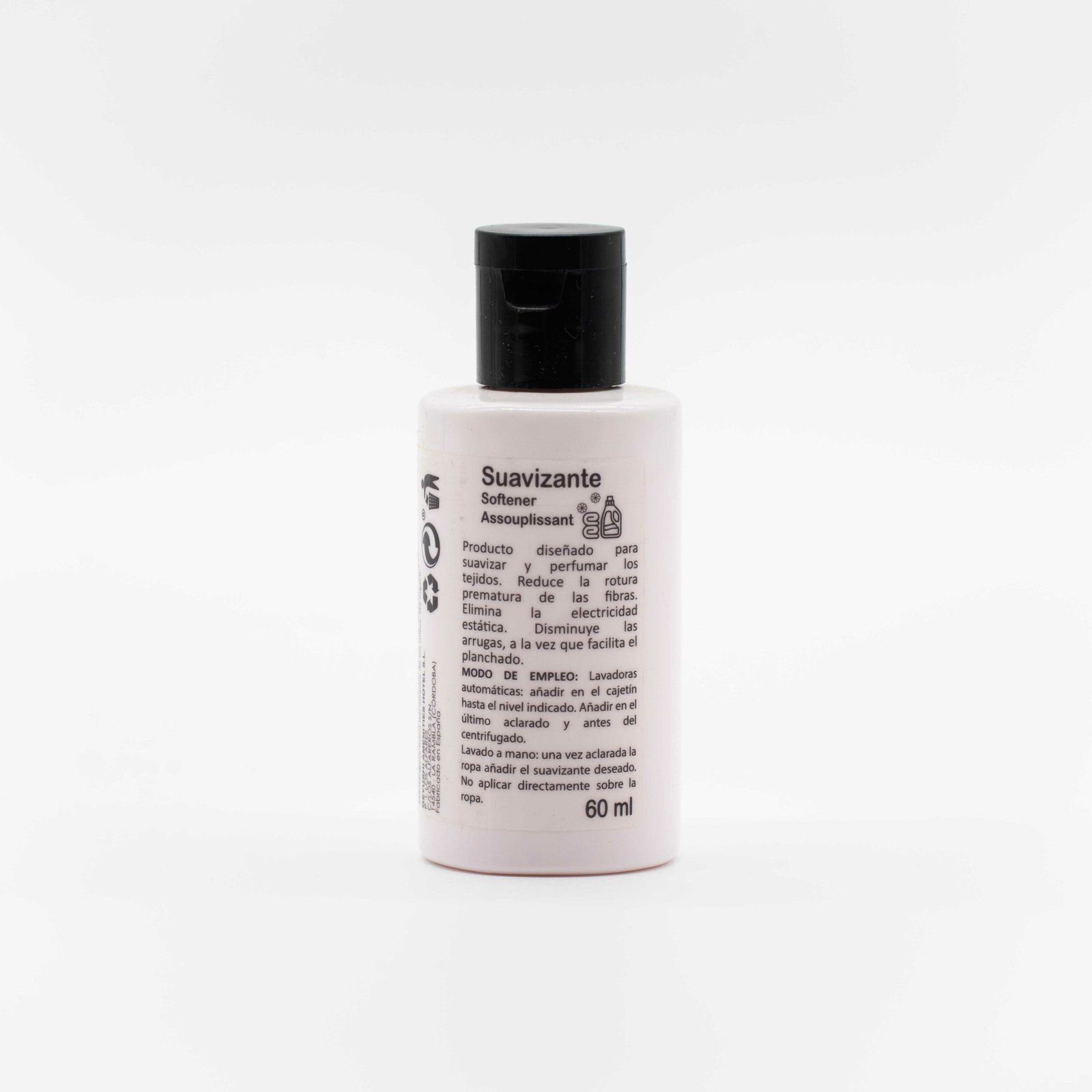Lliquid fabric softener 60 ml bottle